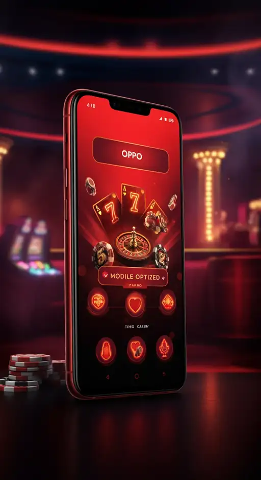 Interface mobile d'Instant Casino sur un smartphone, présentant l'accès rapide aux jeux, au casino en direct et aux paris sportifs avec des boutons tactiles ergonomiques.